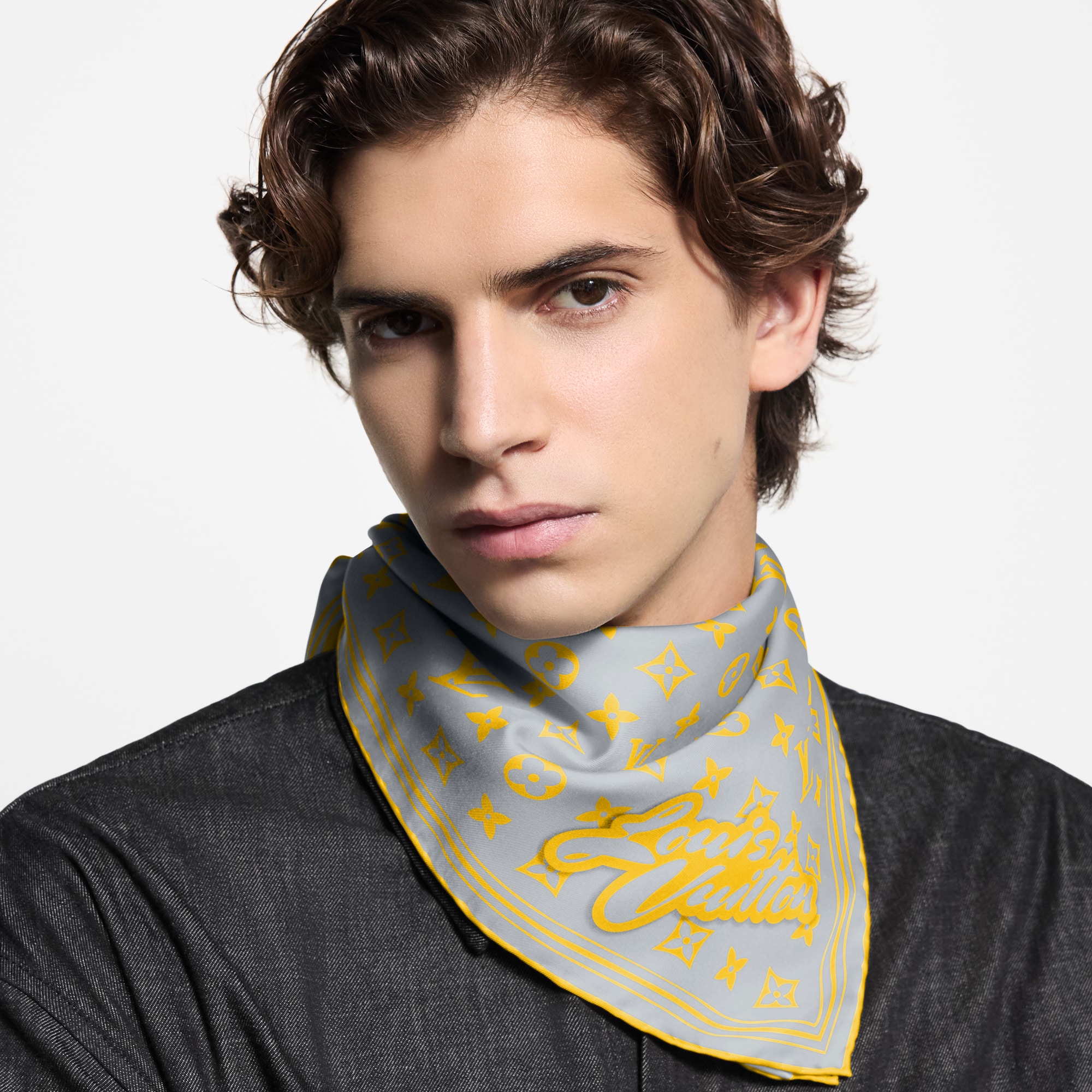 Monogram Glow Bandana S00 - Men - Accessories | LOUIS VUITTON ®